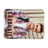 Magnet Flexible Faire-part photo de diplômes Cool modernes (Horizontal)