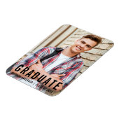 Magnet Flexible Faire-part photo de diplômes Cool modernes (Côté Gauche)