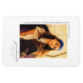 Magnet Flexible Faire-part photo d'un diplôme d'art en ligne (Horizontal)