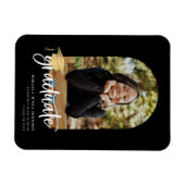 Magnet Flexible Faire-part photo Jouer Script Graduation (Horizontal)