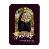 Magnet Flexible Faire-part photo Jouer Script Graduation (Vertical)