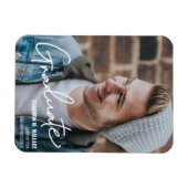 Magnet Flexible Faire-part photo masculine moderne (Horizontal)