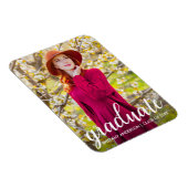 Magnet Flexible Faire-part photo moderne Pretty Graduation W (Côté Droit)