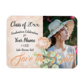 Magnet Flexible Faire-part vintage, Creamsicle Graduation (Horizontal)