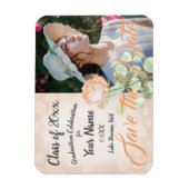 Magnet Flexible Faire-part vintage, Creamsicle Graduation (Vertical)