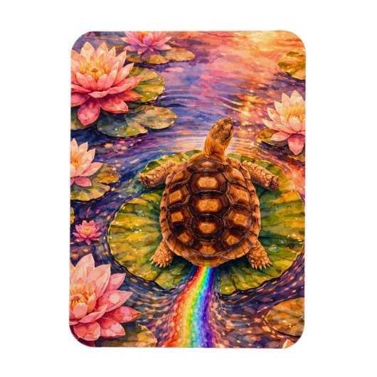 Magnet Flexible Faire un arc-en-ciel et suivre votre tortue de bon (Vertical)