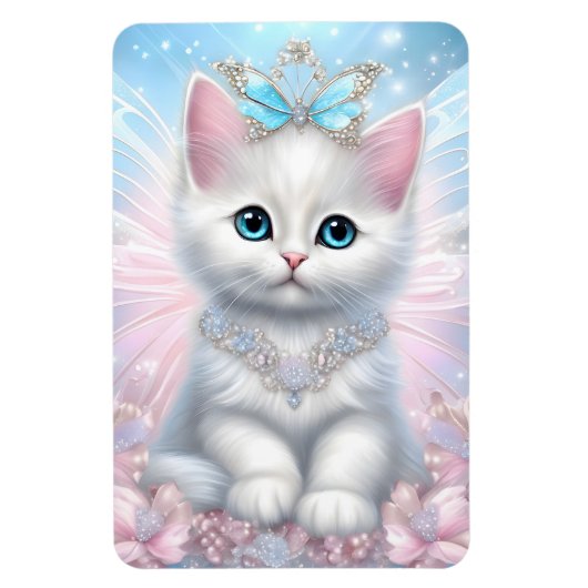 Magnet Flexible Fairy Princess Kitten (Vertical)