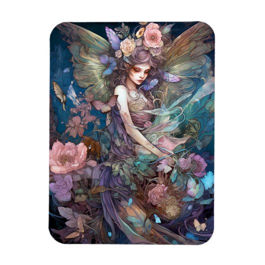 Magnet Flexible Fairy Woman Imaginaire Art (Vertical)