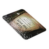 Magnet Flexible Fairytale Enchanted Forest Golden Sauvez La Date (Côté Droit)