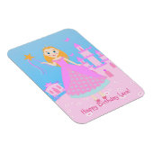 Magnet Flexible Fairytale Princess à Pink Birthaday (Côté Droit)