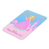 Magnet Flexible Fairytale Princess à Pink Birthaday (Côté Gauche)