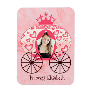 Magnet Flexible Fairytale Royal Princess Carriage Girl Anniversair
