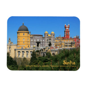 Magnet Flexible Fairytale Sintra Palace photo, Portugal