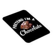 Magnet Flexible Fais semblant que je suis une tablette de chocolat (Côté Droit)