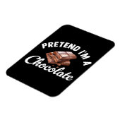 Magnet Flexible Fais semblant que je suis une tablette de chocolat (Côté Gauche)