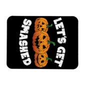Magnet Flexible Faisons tomber Citrouille Jack-o'-lantern Hallowee (Horizontal)