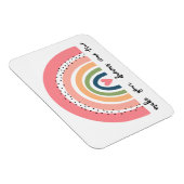 Magnet Flexible Faites de vos rêves une réalité arc-en-ciel (Côté Droit)