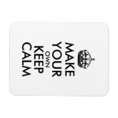 Magnet Flexible Faites de votre propre calme - noir (Horizontal)