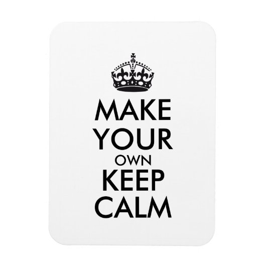 Magnet Flexible Faites de votre propre calme - noir (Vertical)