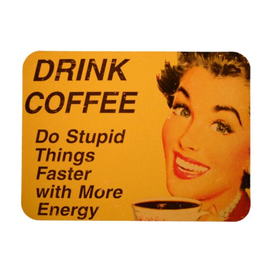 Magnet Flexible Faites des choses stupides plus vite (Horizontal)