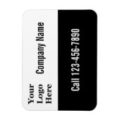 Magnet Flexible Faites-le vous-même publicité mobile | Votre logo  (Vertical)