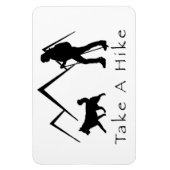 Magnet Flexible Faites une randonnée avec un aimant-Husky (Vertical)