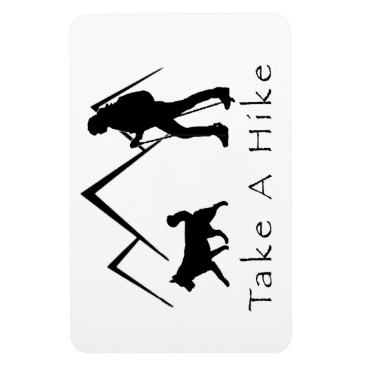Magnet Flexible Faites une randonnée avec un aimant-Husky (Vertical)