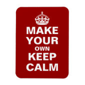 Magnet Flexible Faites votre propre calme et continuer sur l'aiman (Vertical)