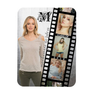 Magnet Flexible Faites votre propre classe de Portrait Senior de 2