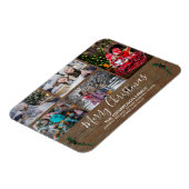 Magnet Flexible Faites votre propre collage familial bois rustique (Côté Gauche)