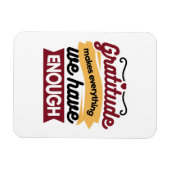 Magnet Flexible Faith and Gratitude Artwork – Uplifting Christian  (Horizontal)