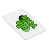 Magnet Flexible FAK YOU ! ... Courge verte (Melon d'hiver) (Côté Droit)
