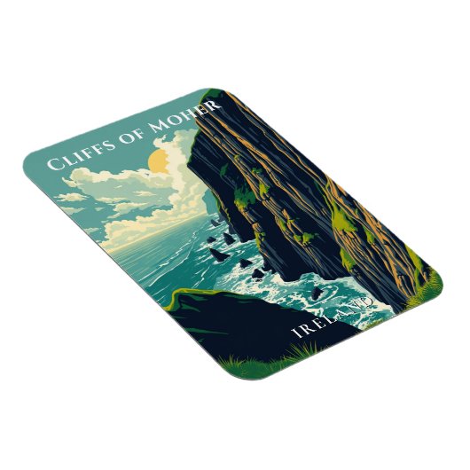 Magnet Flexible Falaises de la côte de Moher Irlande (Côté Droit)