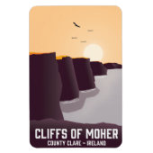 Magnet Flexible Falaises de Moher Comté Clare, Irlande. (Vertical)