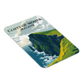Magnet Flexible Falaises de Moher Irlande Côte Iconique d'Irlande (Côté Droit)