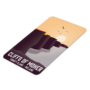 Magnet Flexible Falaises du comté de Moher Clare, Irlande.