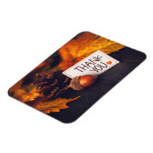 Magnet Flexible Fall Thanksgiving Photography Pumpkin Photography (Côté Gauche)