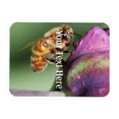 Magnet Flexible Fallen Fuzzy Little Bee (Horizontal)