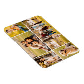 Magnet Flexible Famille 5 Photo Nom du collage (Côté Droit)