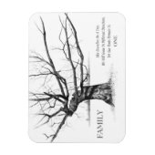 Magnet Flexible Famille : Arbre nardé : Amour, Unité : Dessin au c (Vertical)