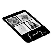 Magnet Flexible Famille avec quatre photos (Côté Droit)