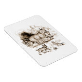 Magnet Flexible Famille Bobcat (Côté Droit)