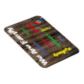 Magnet Flexible Famille De 4 Personnalisés (Côté Droit)