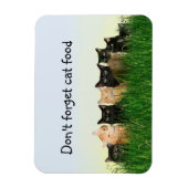 Magnet Flexible Famille de chats (Vertical)