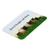 Magnet Flexible Famille de chats (Côté Gauche)
