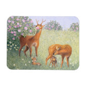Magnet Flexible Famille des cerfs (Horizontal)