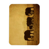 Magnet Flexible Famille des éléphants (Vertical)