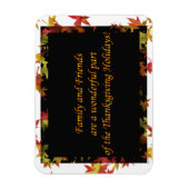 Magnet Flexible Famille et amis Thanksgiving (Vertical)
