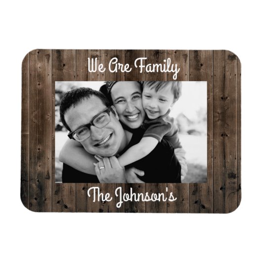 Magnet Flexible Famille personnalisée (Horizontal)