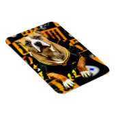 Magnet Flexible Fan de football qui a sauvé des pitbulls (Côté Droit)